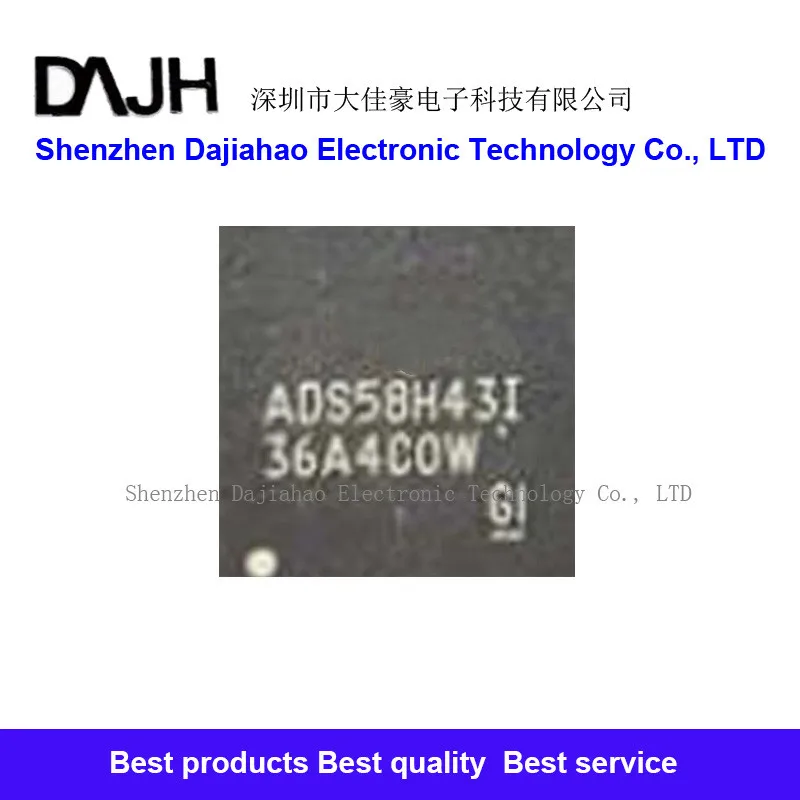 

1PCS ADS58H43IZCRR ADS58H43I NFBGA-144 Converter chip IC chips in stock ADS58H43I