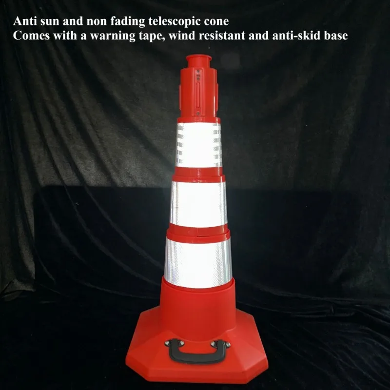 Safety Isolation Belt Telescopic Road Cone Fire Emergency Safety Reflective Warning 5m Warning Tape