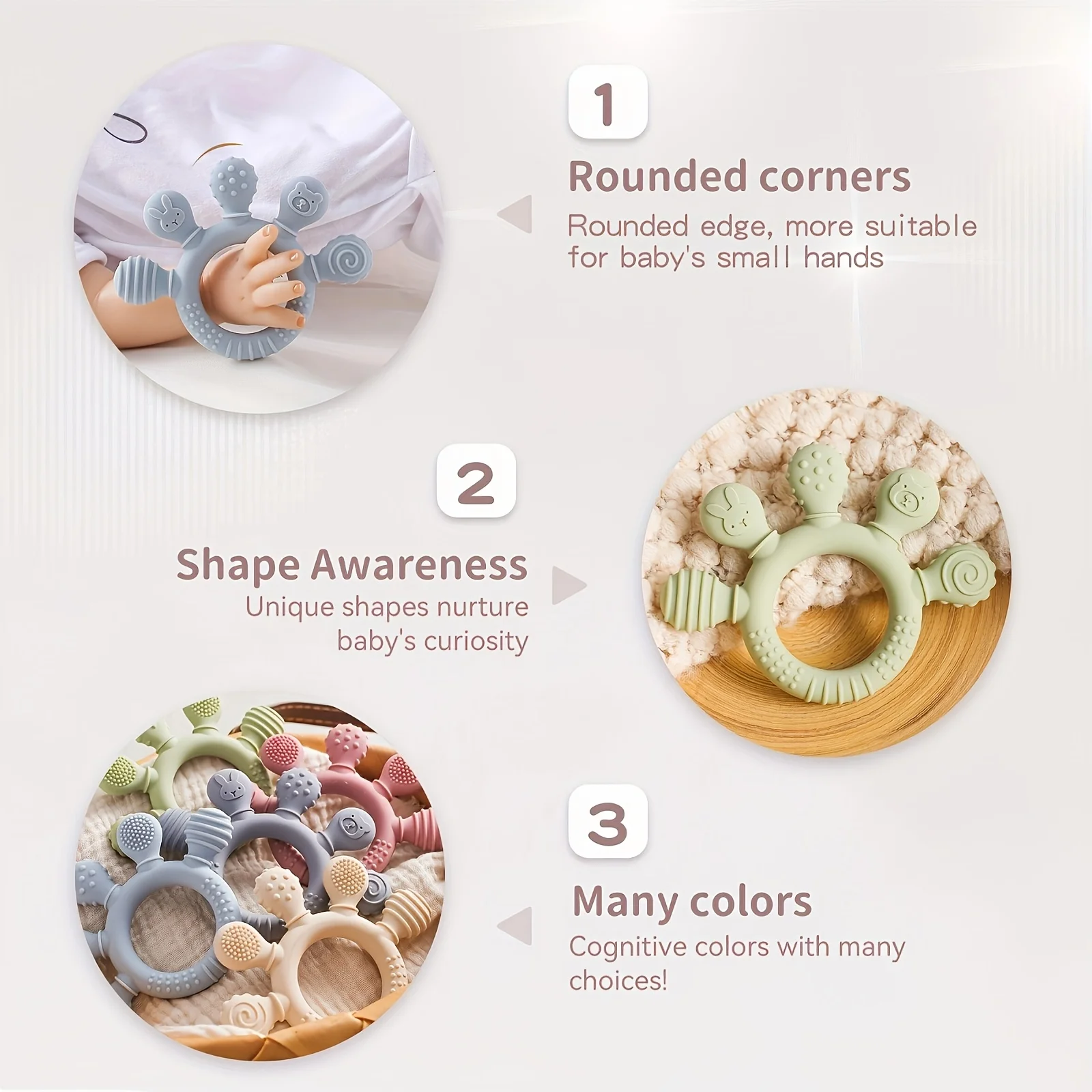 Silicone Baby Teething Toy 4