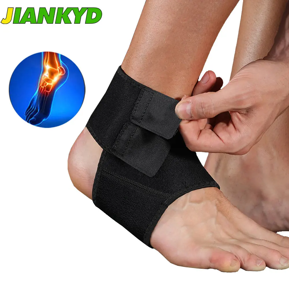 1Pcs Adjustable Ankle Brace for Men and Women Nylon Breathable Ankle