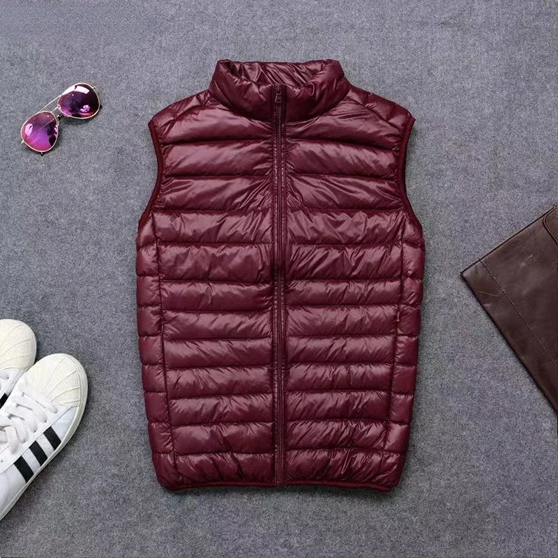 Men's Down Vest Back View