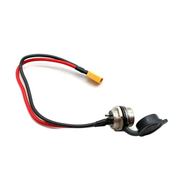 Universal GX16 3 Pins Charging Port for VSETT 8 8+ 9 9+ 10+ ZERO 8 9 10 8X 10X 11X Speedual Electric Scooter GX-16 Socket Plug