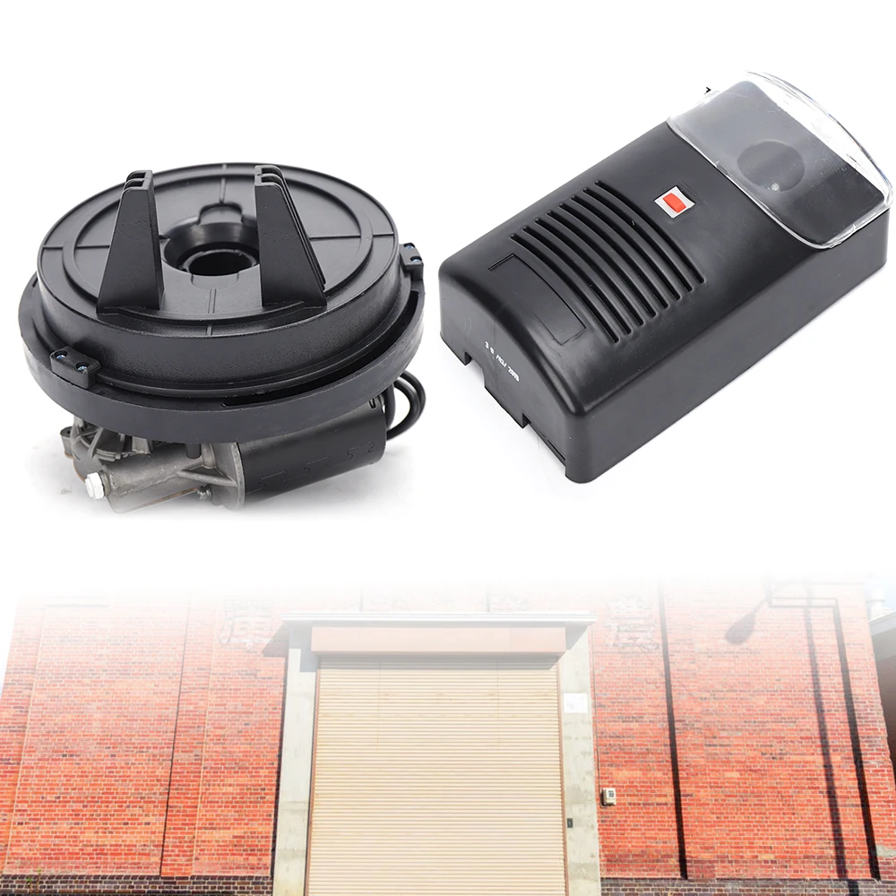 

Electric Garage Roller Remote Door Opener 50M Max 250N Force Rolling Shutter Built-in Motor with And Force 2 Remotes