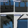New Square Tool Bag with 30% More Capacity Waterproof Multi Pockets Tool Organizer Tool Pouch for Electrician Tools 4