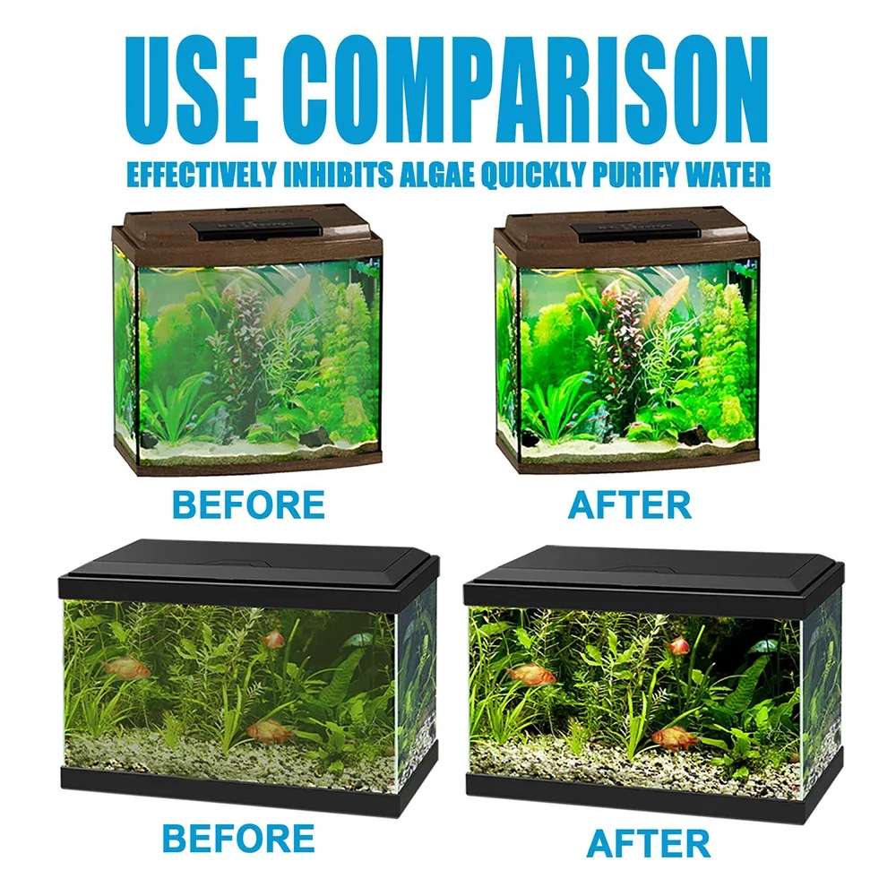 algae remover moss remover fish tank fish pond aquarium green algae bactericidal removal improving water transparency 50g