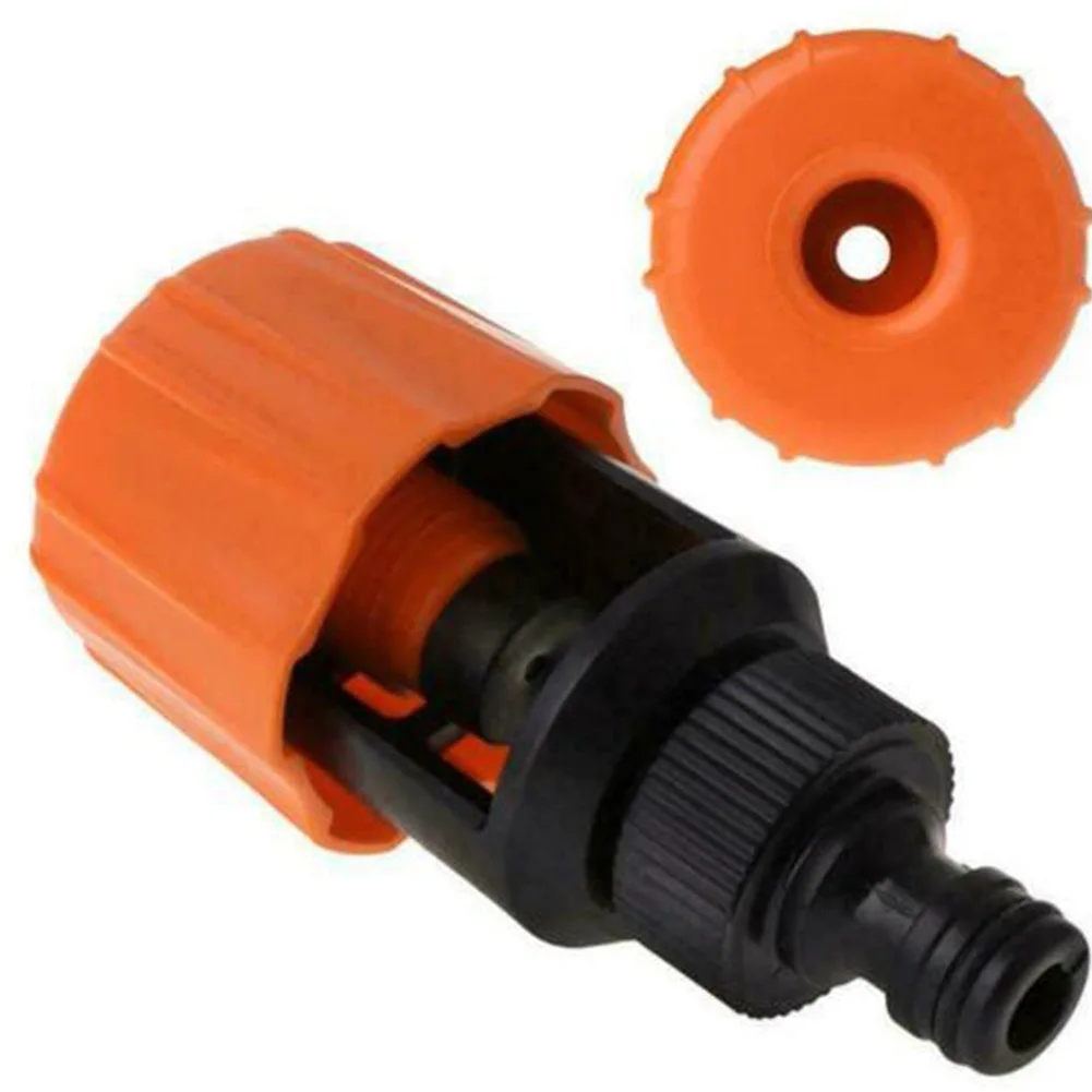 

Garden Faucet Pipe Connector ABS Easy To Install Hot Sale Orange Reliable TPR 110*55*55mm 16mm Garden Brand New
