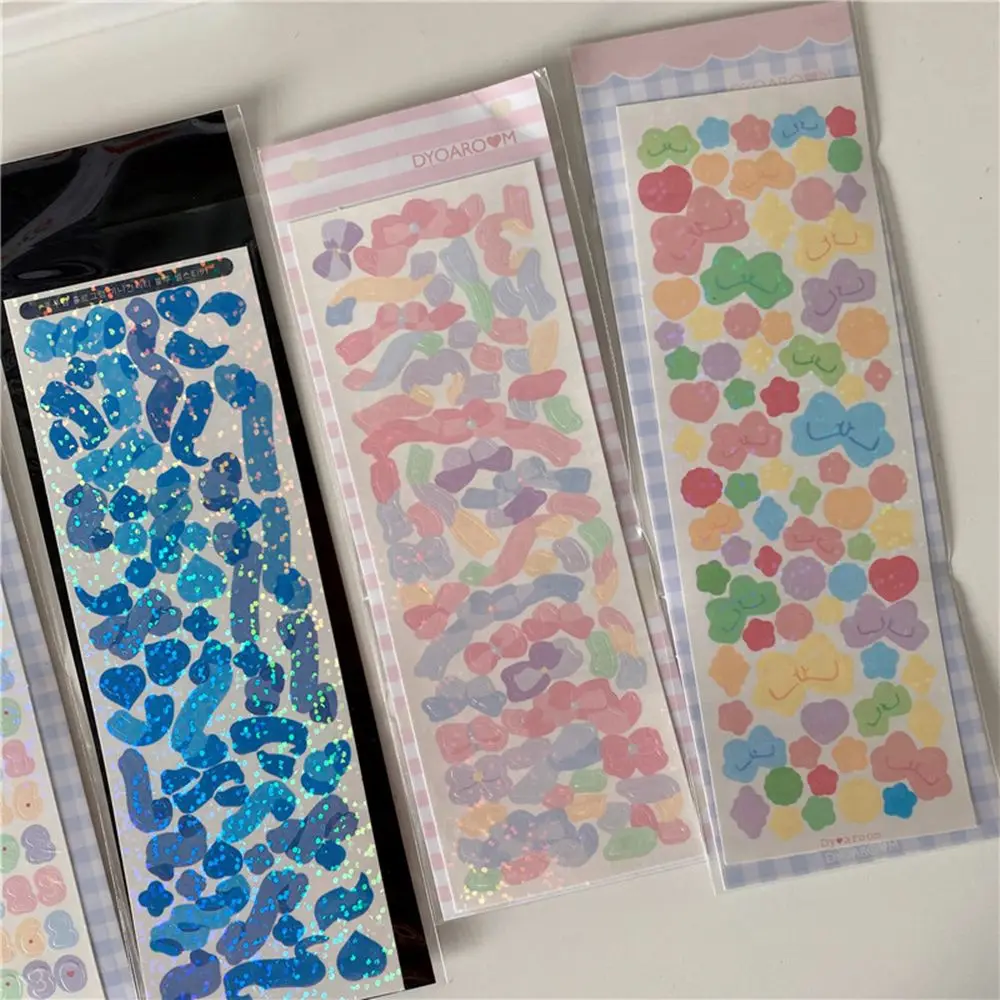 1 Sheet Crafts Korean Journal Phone Diary Self-adhesive Scrapbooking Sticker Decorative Stickers Cardmaking