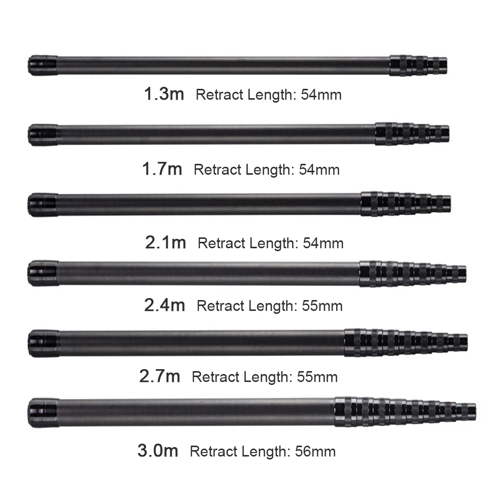 Carbon Fiber Telescoping Fishing Landing Net Rod Fish Handle Collapsible  Pole Gear Replacement Fishing Accessories Hot Selling - AliExpress