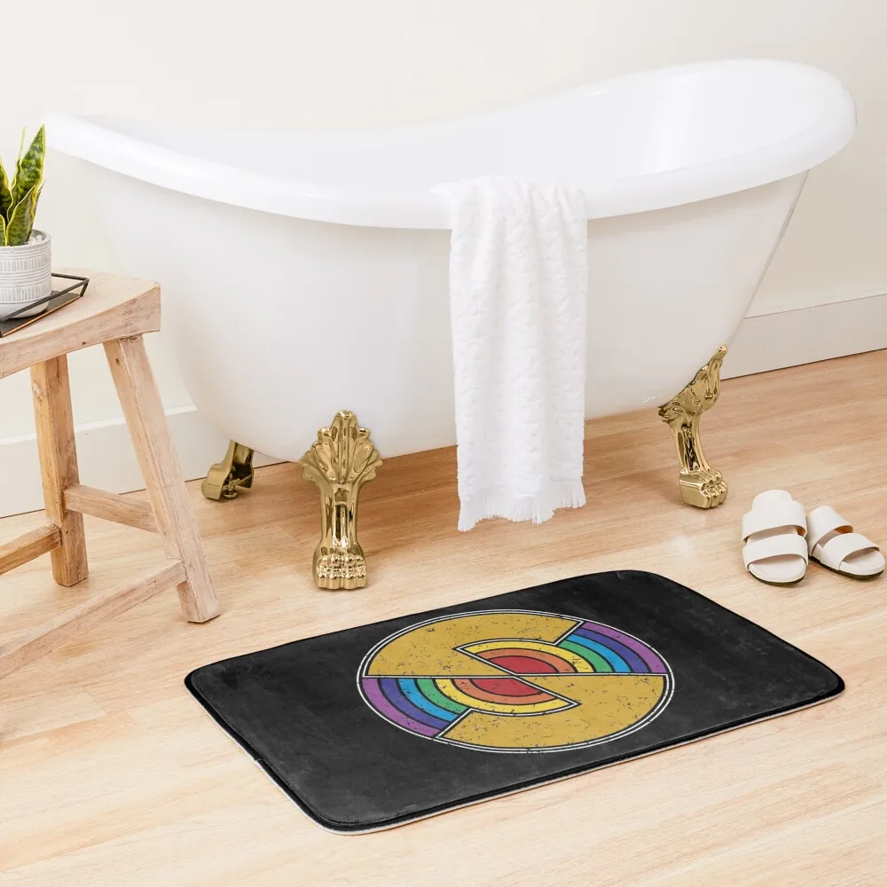 

Captain Scarlet — Spectrum logo, distressed Bath Mat Bathroom Absorbent Quick Dry Bath Accessories Wc Mat