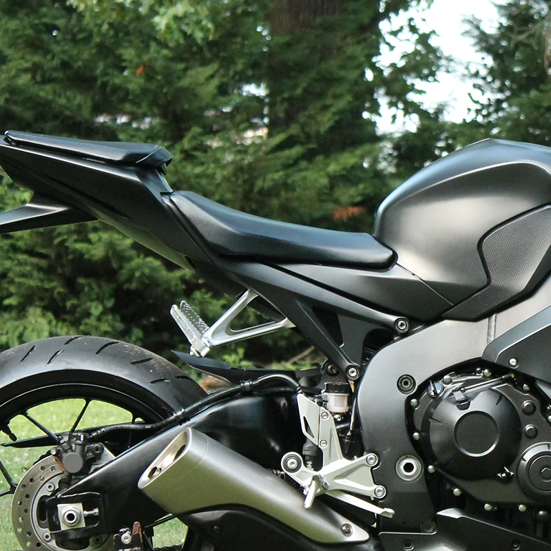 Cojín De Asiento Para Moto Honda CBR1000RR (2008-2016) - Negro, Solo Conductor