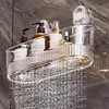 Luxury Wall - Mounted Suction CupStorage Shelf: No - Drill, for Shower & ToiletriesIdeal forBathroom Essentials3 Storage Shelves 1