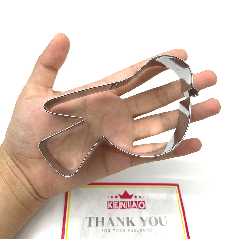 KENIAO Christmas Robin Cookie Cutter-11.2 and 9.7 CM-Bird Biscuit Fondant Sandwich Bread Mold Stainless Steel by Janka