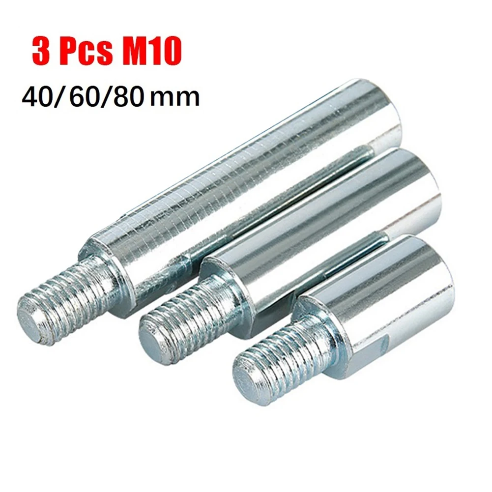 

Extension Rod Easy Installation Angle Grinder Polisher Extension Connecting Rod Set M10 Threaded Adapter Shaft (3pcs)