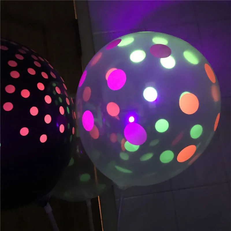 10 pièces fournitures de fête de mode décor d'anniversaire 12 pouces ballons  en Latex ballons fluorescents néon lueur – les meilleurs produits dans la  boutique en ligne Joom Geek
