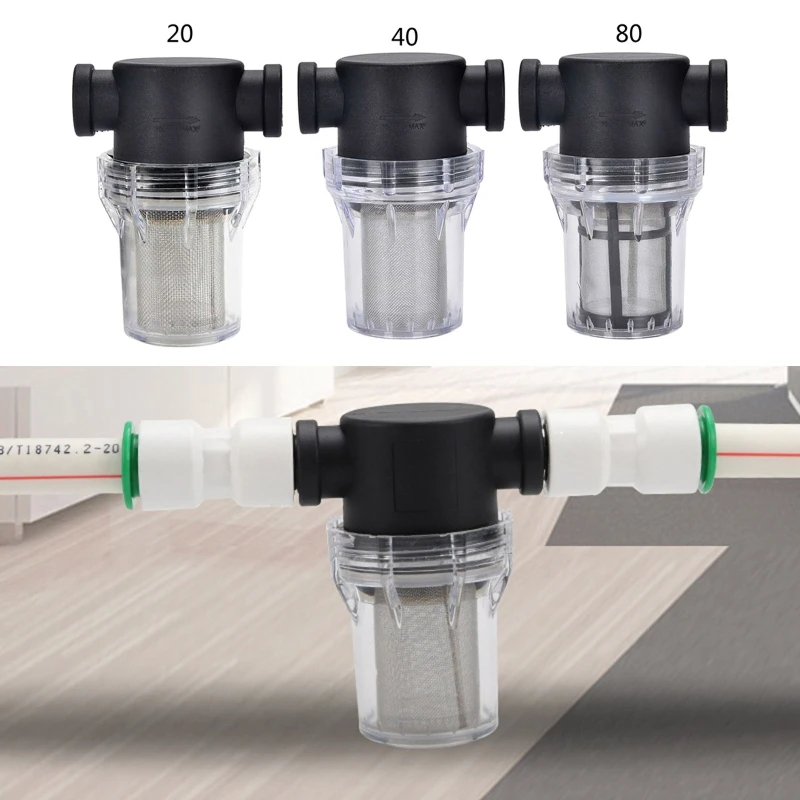 

Garden Inline Mesh Strainer Water Pump Filter Irrigation High Flow Pipeline