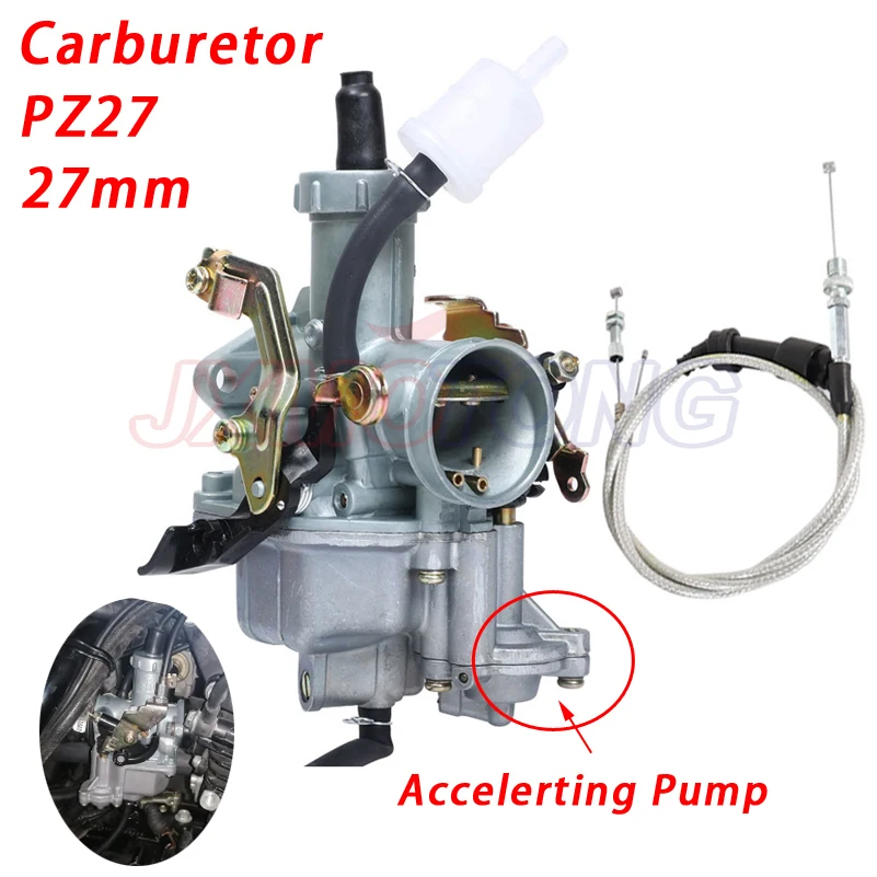 PZ2727mmMotorcyclesCarburetorWithAcceleratingPumpWithDual