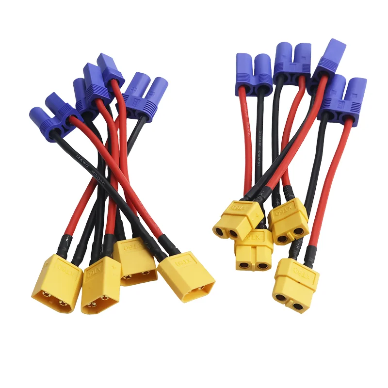 Câble adaptateur XT90 mâle vers XT90 femelle, 10cm, pour batterie RC