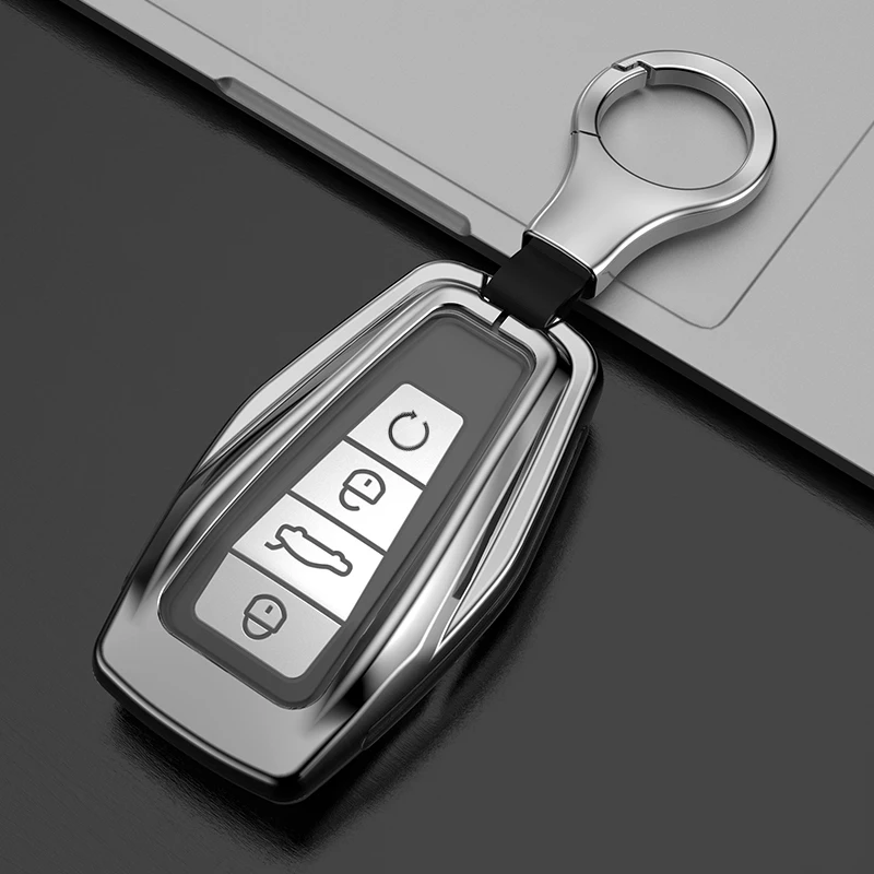 Nuova custodia per chiave a distanza per Auto in metallo TPU per Geely Emgrand X7 EX7 Coolray 2019-2020 custodia per accessori per Fob per lo Styling automatico - S11e6acc47d6d4aa8adaf36ceb722a7de7