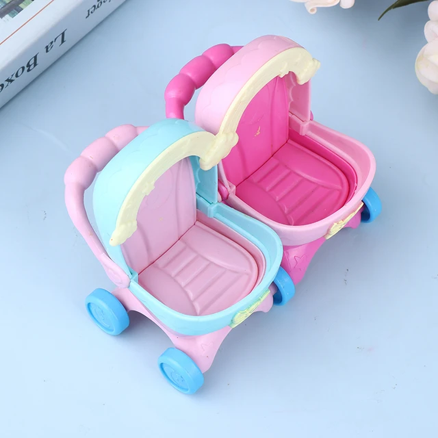 Carrito de empuje para niños, carrito de muñecas, muebles, Cochecitos de  bebé, juguetes de simulación - AliExpress