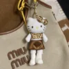 Kawaii Popular Long Legs KT Cat Plush Doll Keychain Pendant Cute Cartoon 11/13/16CM Doll Toy Backpack Pendants Gifts for Friends 6