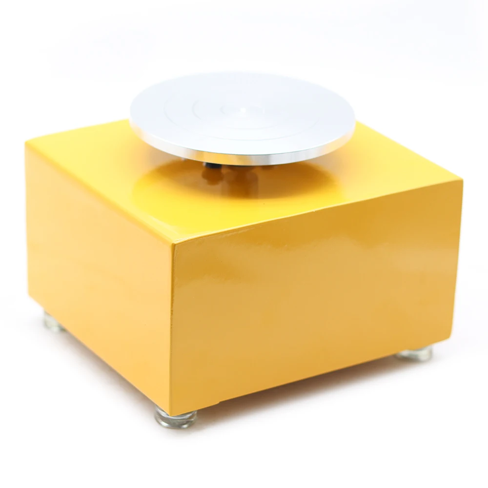 Mini Turntables Pottery Wheel Pottery Machine Electric Wheel DIY Craft Potter's Ceramic Tools Clay Tools with Tray