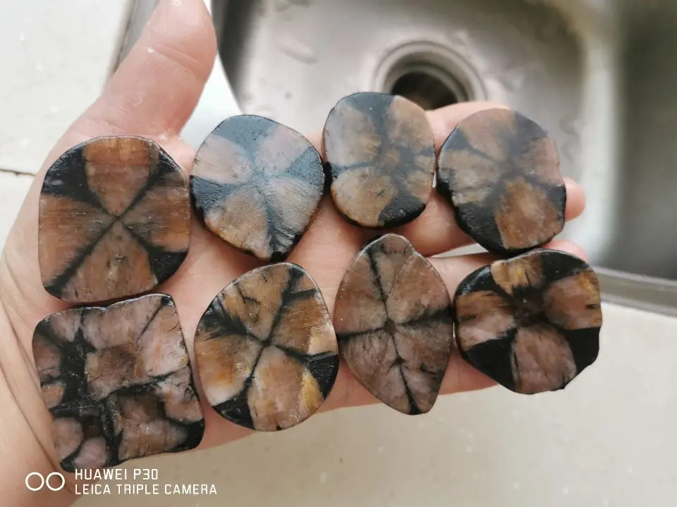 1PC Natural gemstone raw staurolite polished fairy cross stone mineral specimen reiki healing quartz crystal stone as a gift ran 2