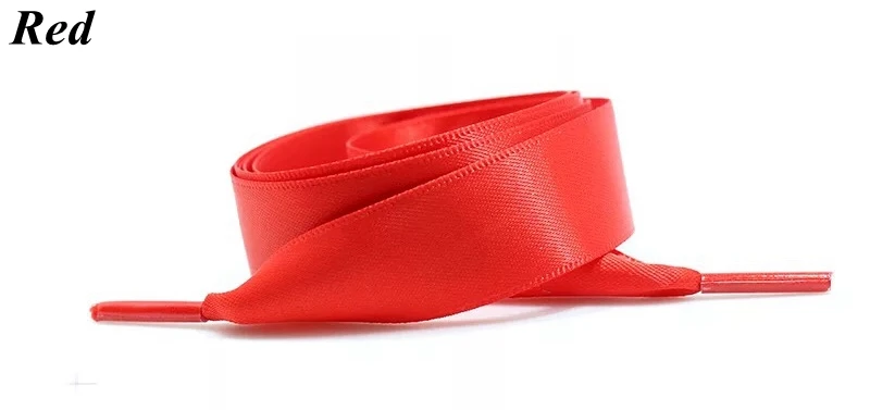 Seidensatin-Schnürsenkel, 2 cm Breite, flaches Band, Schnürsenkel, Stiefel, Damen-Turnschuhe, Schnürsenkel, 22 Farben, Länge 80 cm, 100 cm, 120 cm, 140 cm – Detail 22