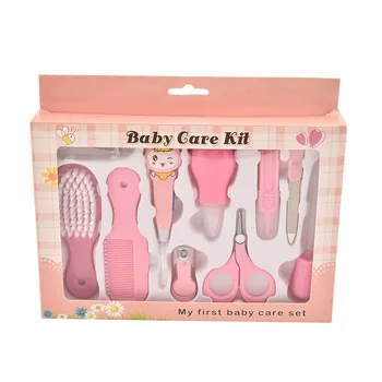 Mother And Baby Supplies Neutral / Baby Care Gift Box Creative Children Nail Clippers Baby Care Scissors Comb10Pcs Set 8