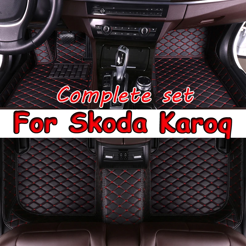 

Автомобильные коврики для Skoda Karoq 2018 2019 2020, оригинальные автомобильные накладки на стопы, аксессуары для интерьера