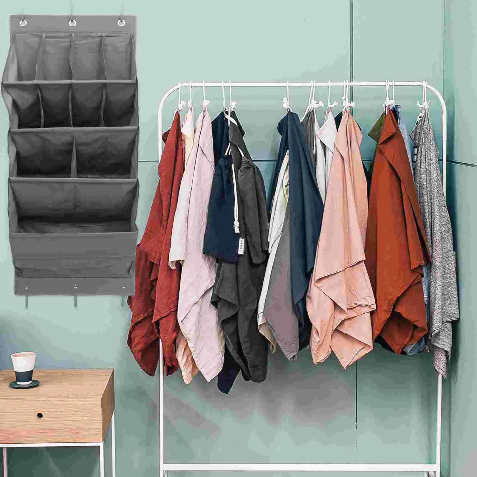 

Wall-mounted Storage Bag behind The Door Bags Toothbrush Holder Travel 600d Oxford Cloth Creative