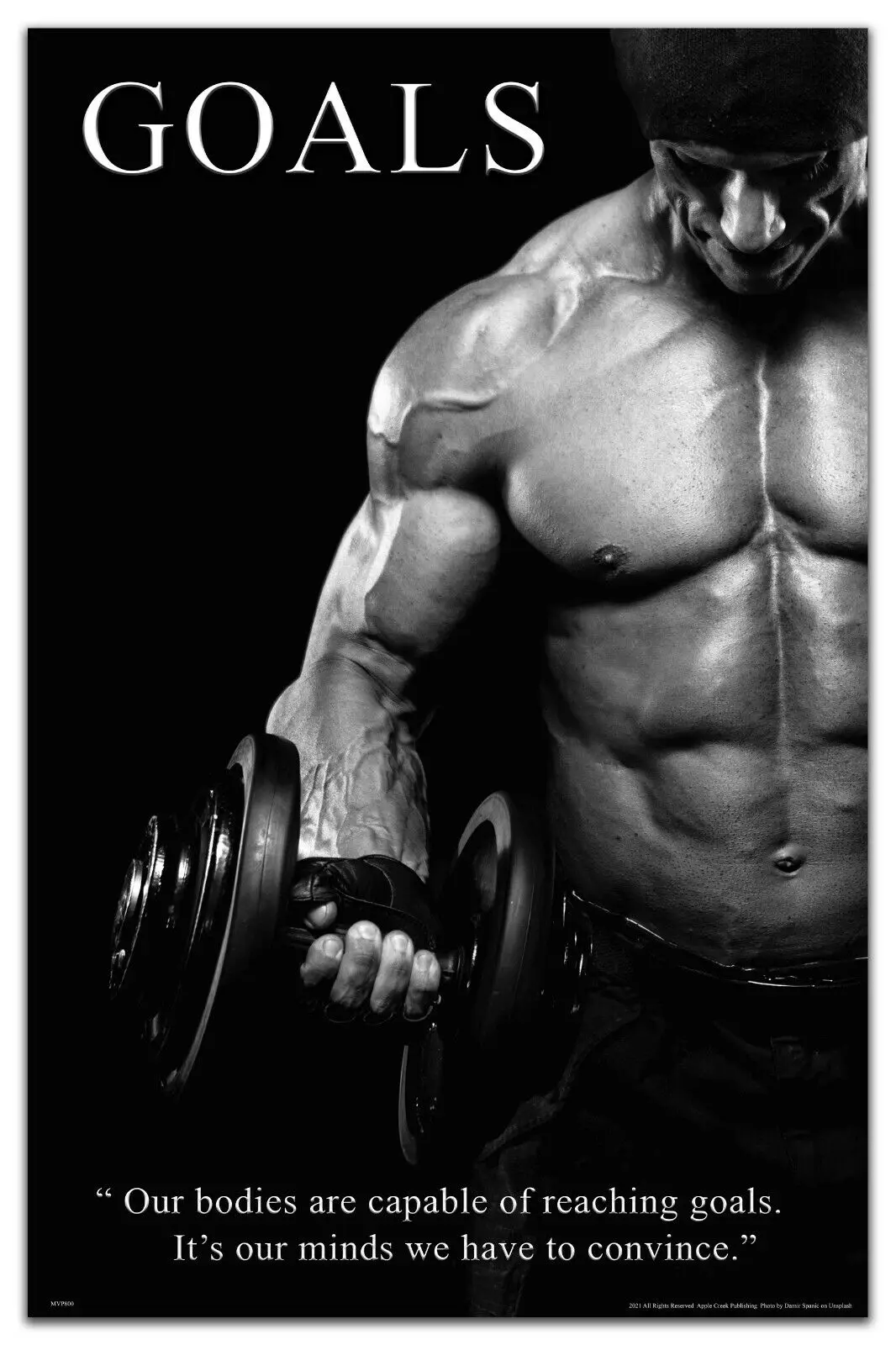 Workout Motivational Weight Lifting Home Gym Print Art Canvas Poster for Living Room Decoration Home Wall Decor Picture