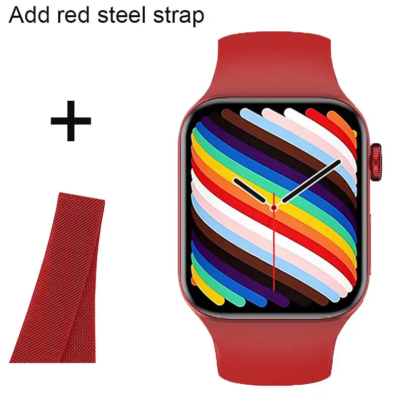 2022 Smart Watch Series 7 IWO Smartwatch Men Women 44mm BT Call Sports Fitness Tracker Clock For Apple Xiaomi Huawei PK X8 Max 