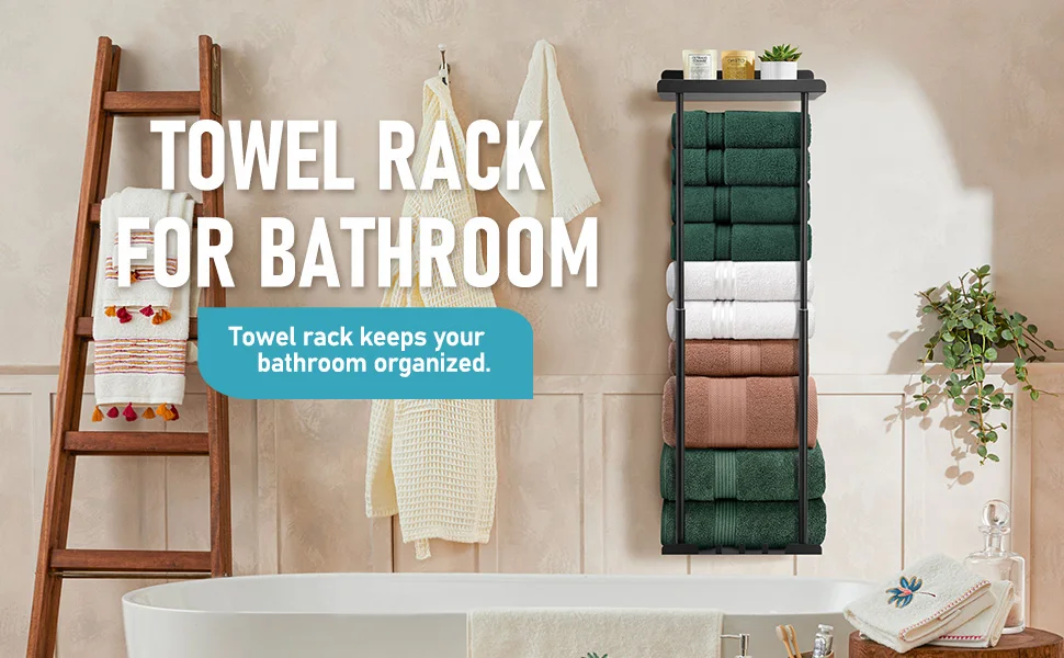 bathroom towel storage