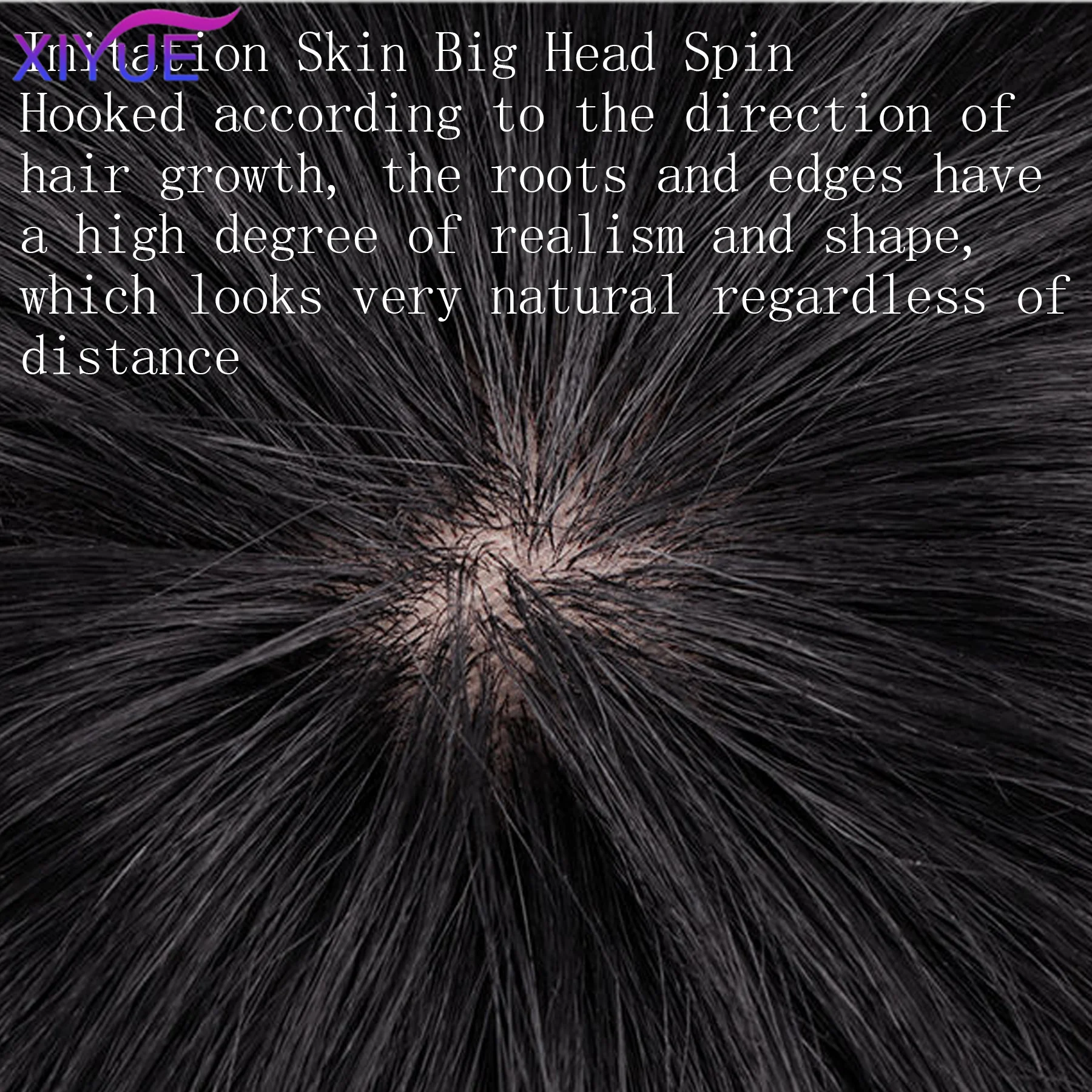 XIYUE Prosthetic Hair Male  Toupee Wigs for Man Replacement System Men's WIg Real Hair for Baldness Cover White Hair