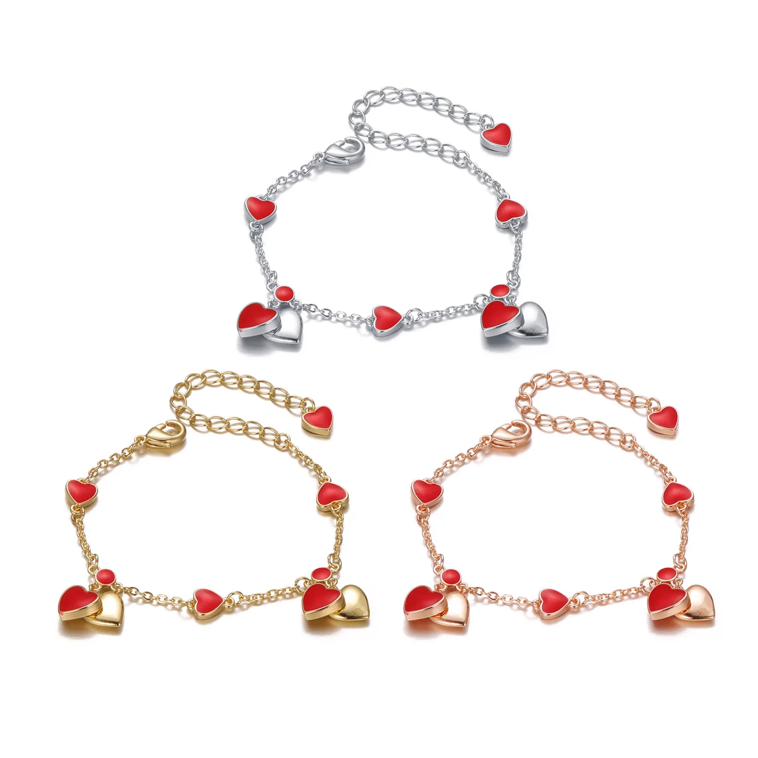 Little Heart Children's Hanging Bracelet Cute Wear Everyday Autumn bangle bracelet
