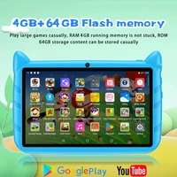 BDF 7 Inch Kid Tablet Android 13, 4GB RAM 64GB ROM,1TB Expand,5G WiFi,4000MAH Battery,Dual Camera, Children's Gift Kids Software 2