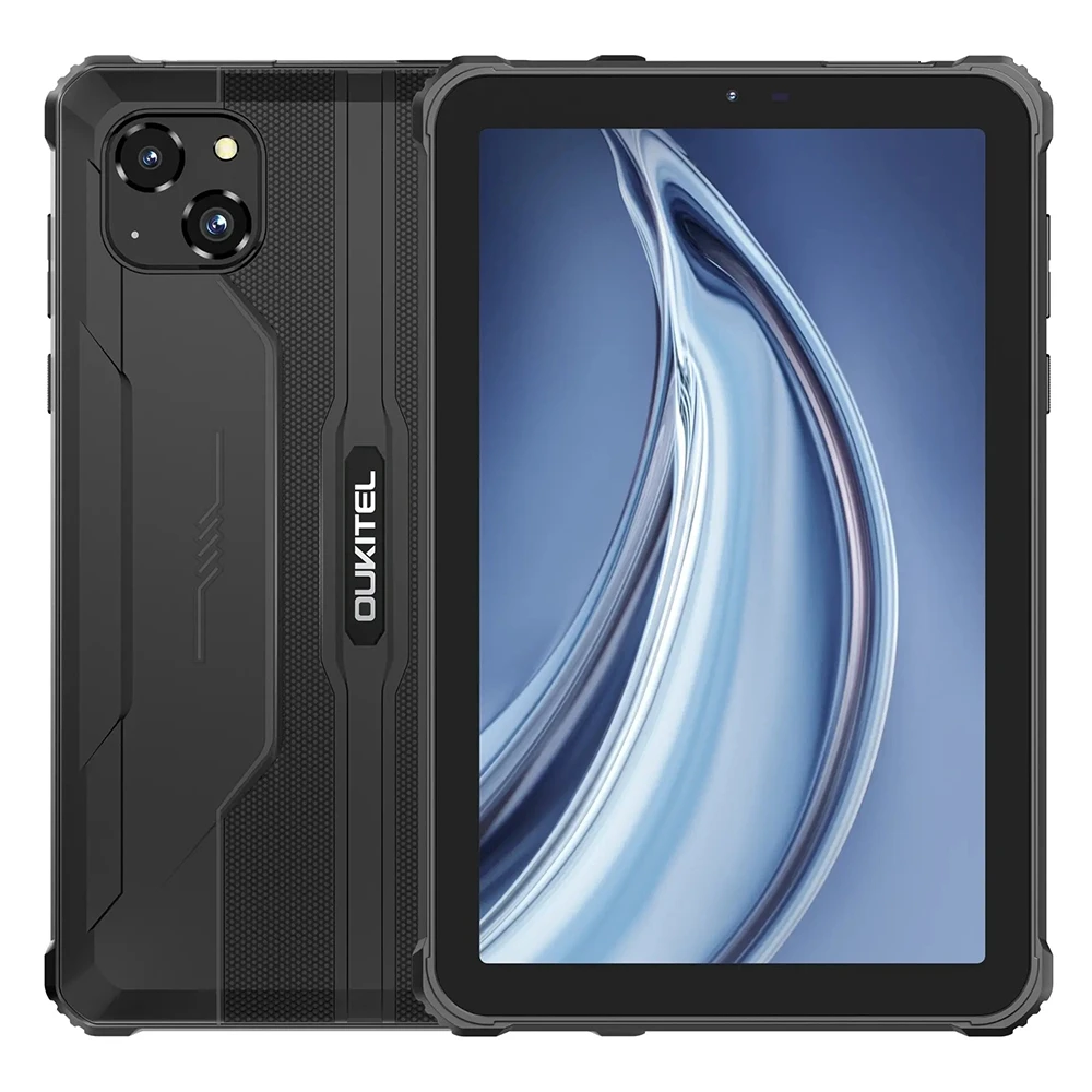OUKITEL RT3 Pro Rugged Tablet PC 4GB+128GB 8.0'' Android 14 MediaTek G81 Octa Core 5150mAh 33W Tablet PC