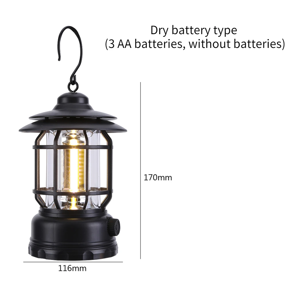 Retro Portable Camping Lamp - ApolloBox