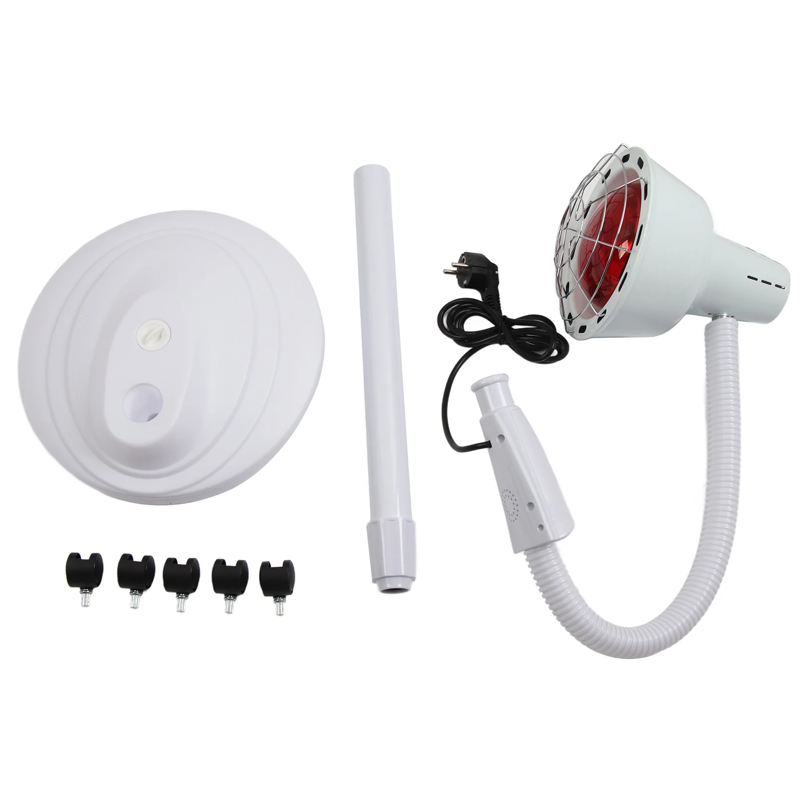275W Floor Stand Infrared Light Heating Therapy Lamp Pain Relief Adjustable Skin Care Lamp Infrared Heating Light