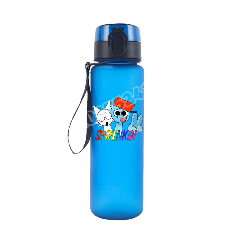 650ml Incredibox Plastic Water Cup Game Theme Sprunki Print Kettle Student Portable Large Capacity Sports Water Bottle Hot Gifts