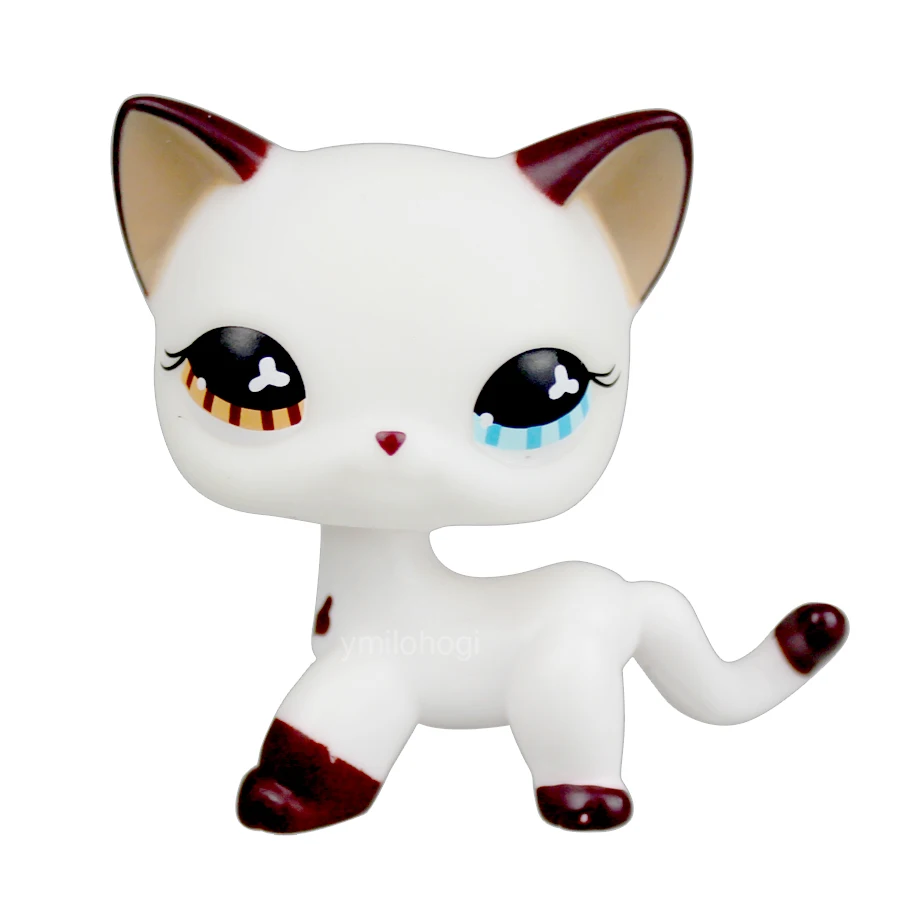 YASMINE Mini Short Hair Cat Kitty Figure Collect Animal Toy Girl Gift lps #336 2291 2249 gi joe toys Action & Toy Figures