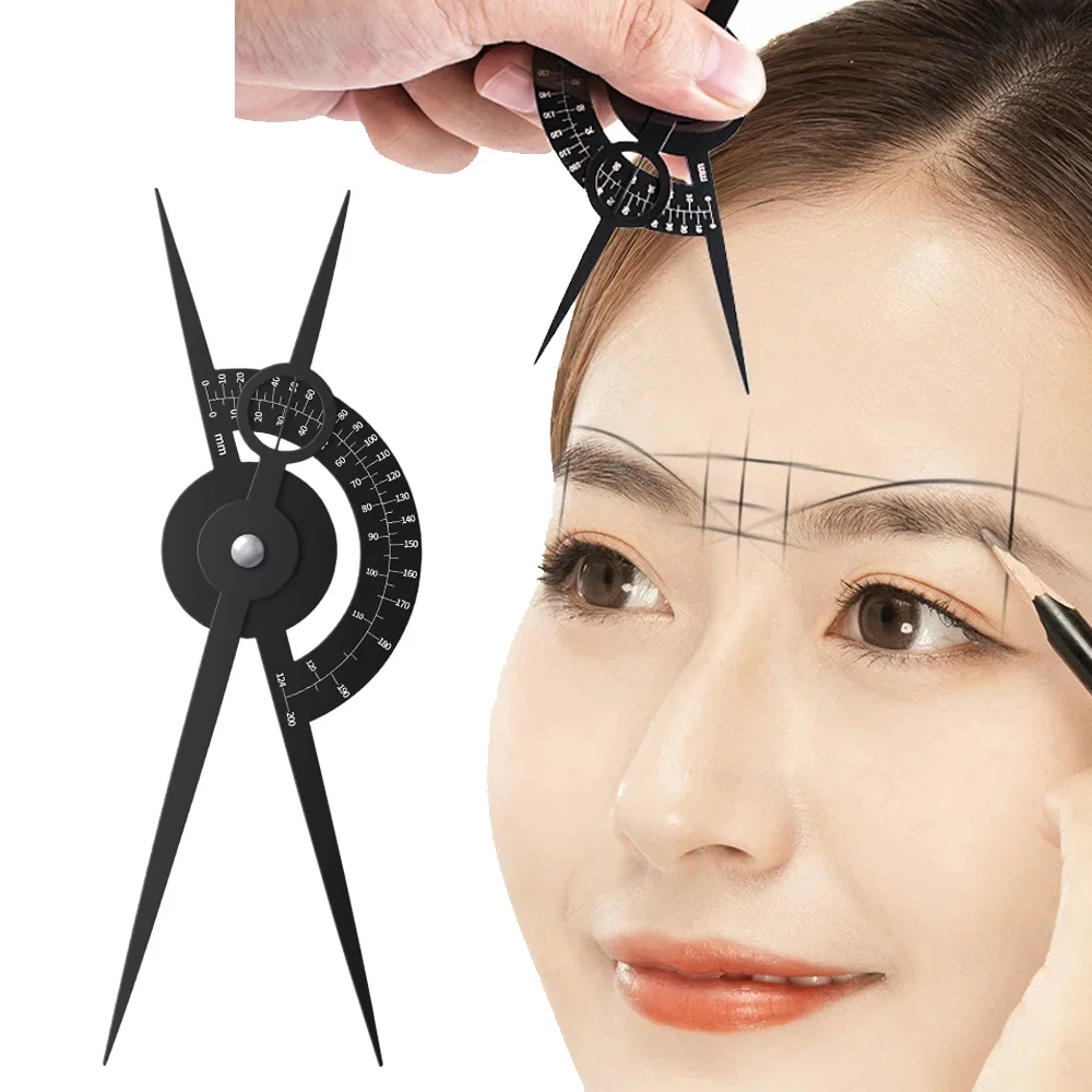 

3 Color Microblading Eyebrow Golden Ratio Ruler Caliper Permanent Makeup Measure Stencil Tool Accessories Supplies 1pcs