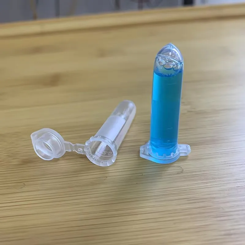 2ml Centrifuge Tubes Polypropylene Clear Graduated Mirco Test Tubes Snap Cap Sample Storage Container No-Leak