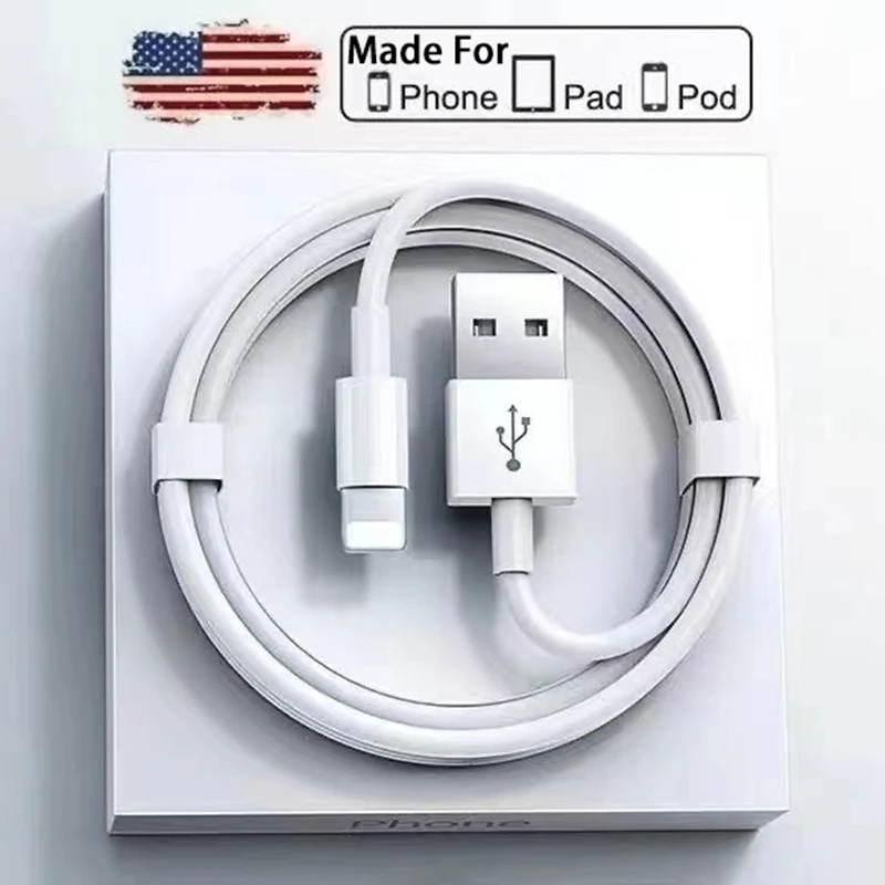 Original USB Cable For iPhone 11 12 13 Pro Max Fast Charging XR X XS