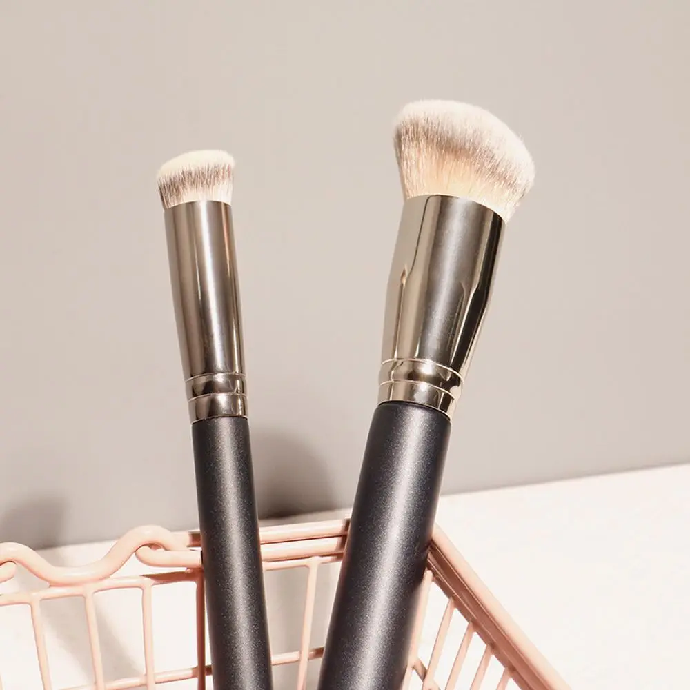 Pennello cosmetico Blush Strumento di bellezza Pennello per contorno Pennello per correttore per fondotinta Pennello Kabuki Pennello per trucco Pennello per il viso - immagine 2
