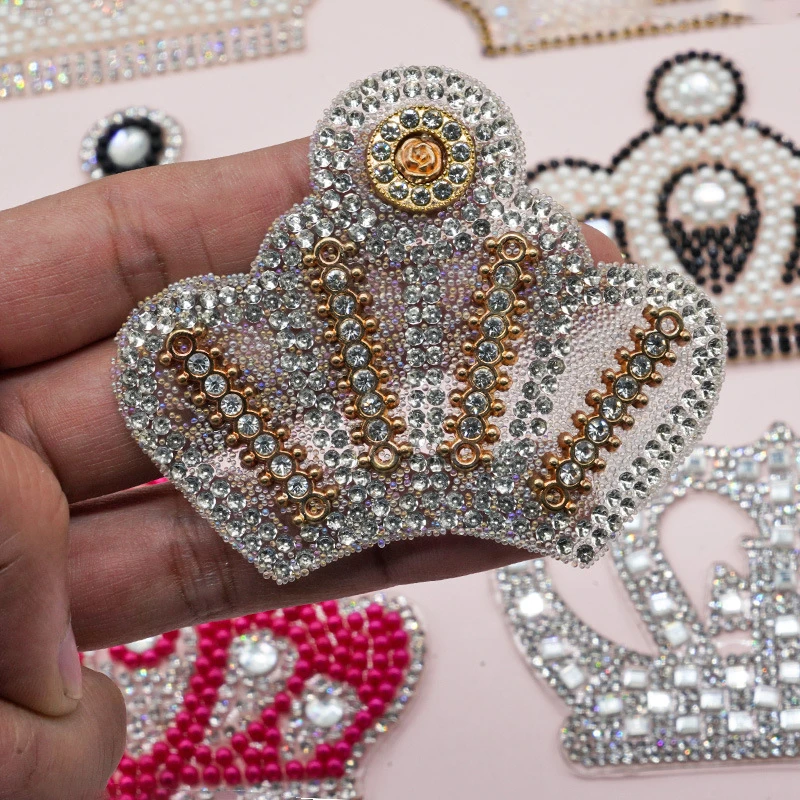 WOOOBD 12 Broches De Corona De Tiara Con Diamantes De