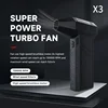 X3 Violent Blower Mini Turbo Jet Fan Handheld 3nd Generation Brushless Motor 130,000 RPM Wind Speed 52m/s Duct Fans 1