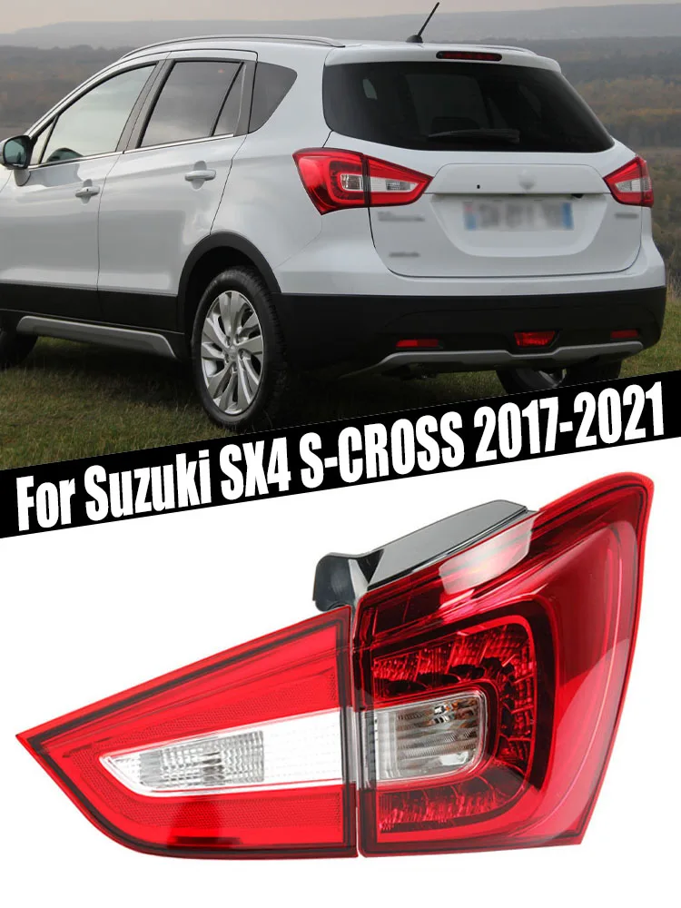 Auto LED Fanale posteriore Freno Indicatore di direzione retromarcia Avvertimento Fendinebbia Fanale posteriore per Suzuki SX4 S-CROSS 2017-2021  34