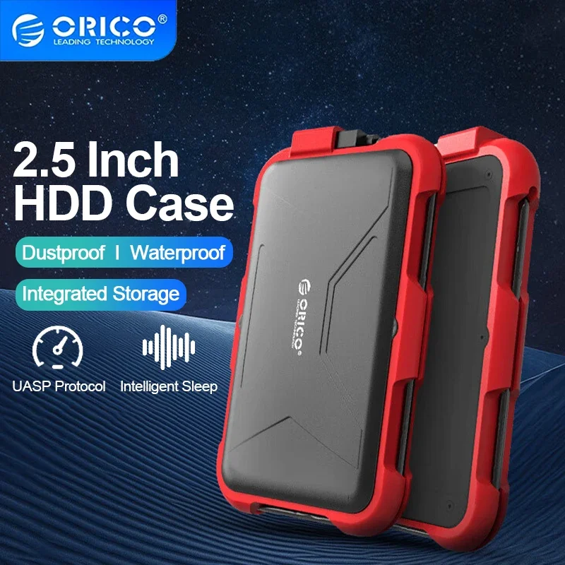 

ORICO 2.5-inch Rugged Notebook Mobile Hard Drive Box External Box Tool-free SATA Serial Port Supports Solid State SSD 2799U3