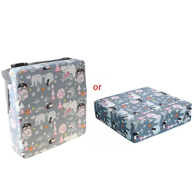 Portable High Chair Pad Booster Travel Dining Room Adjustable Detachable Washable Thicken Sponge for Seat Cushion
